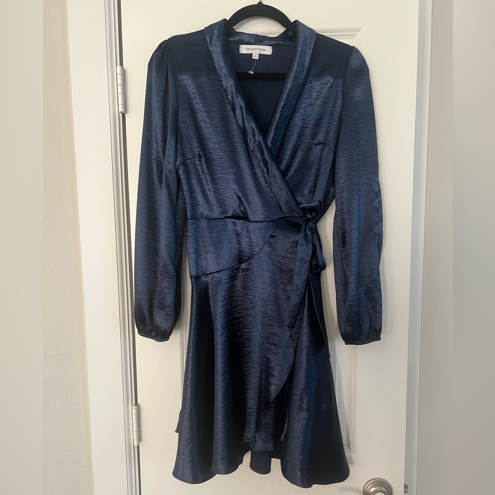 Red Dress Boutique Navy Silk Dress